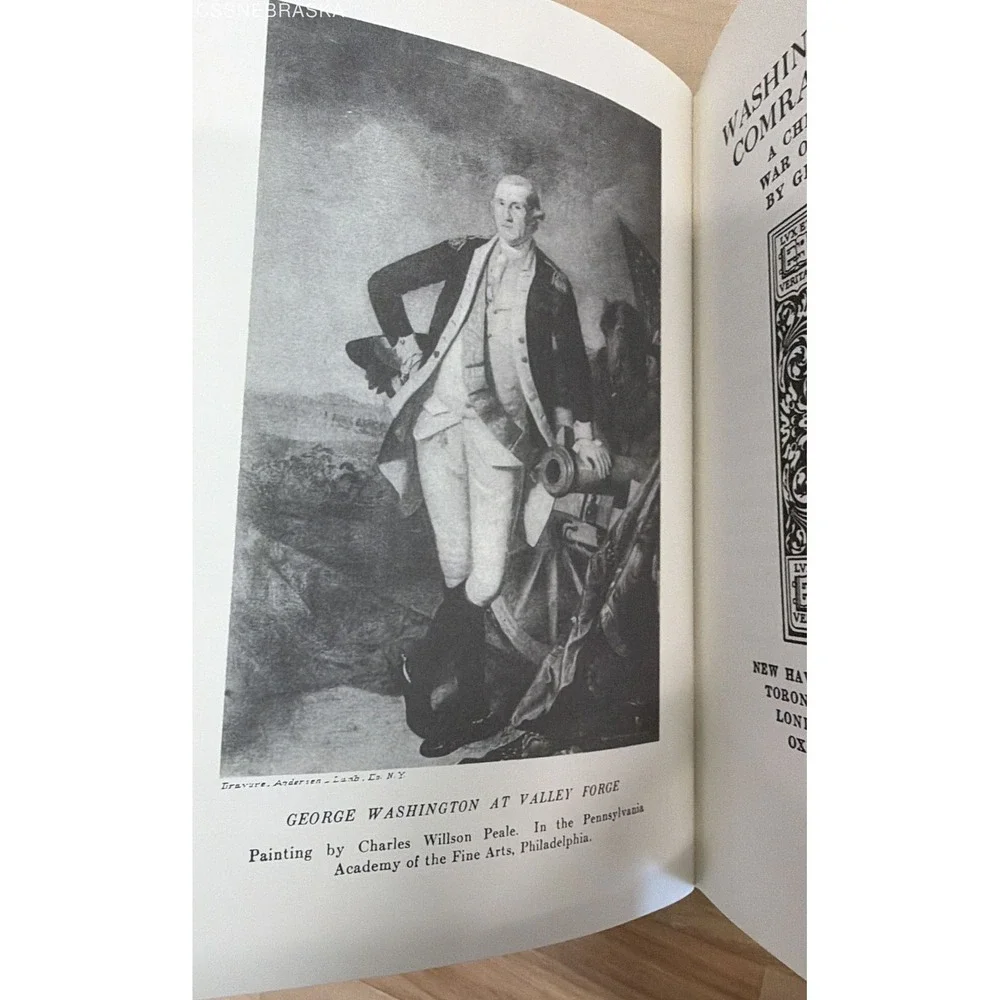 Washington and His Comrades in Arms George M Wrong Leather Palladium Press Gilt